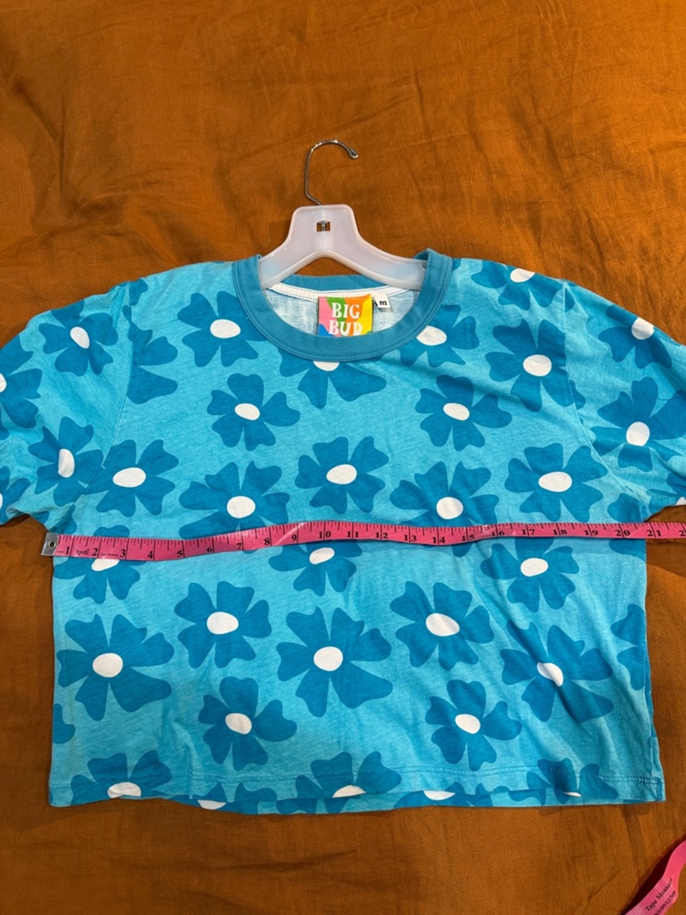 Big Bud Press Daisy Print Cropped Tee - Picture 5 of 6